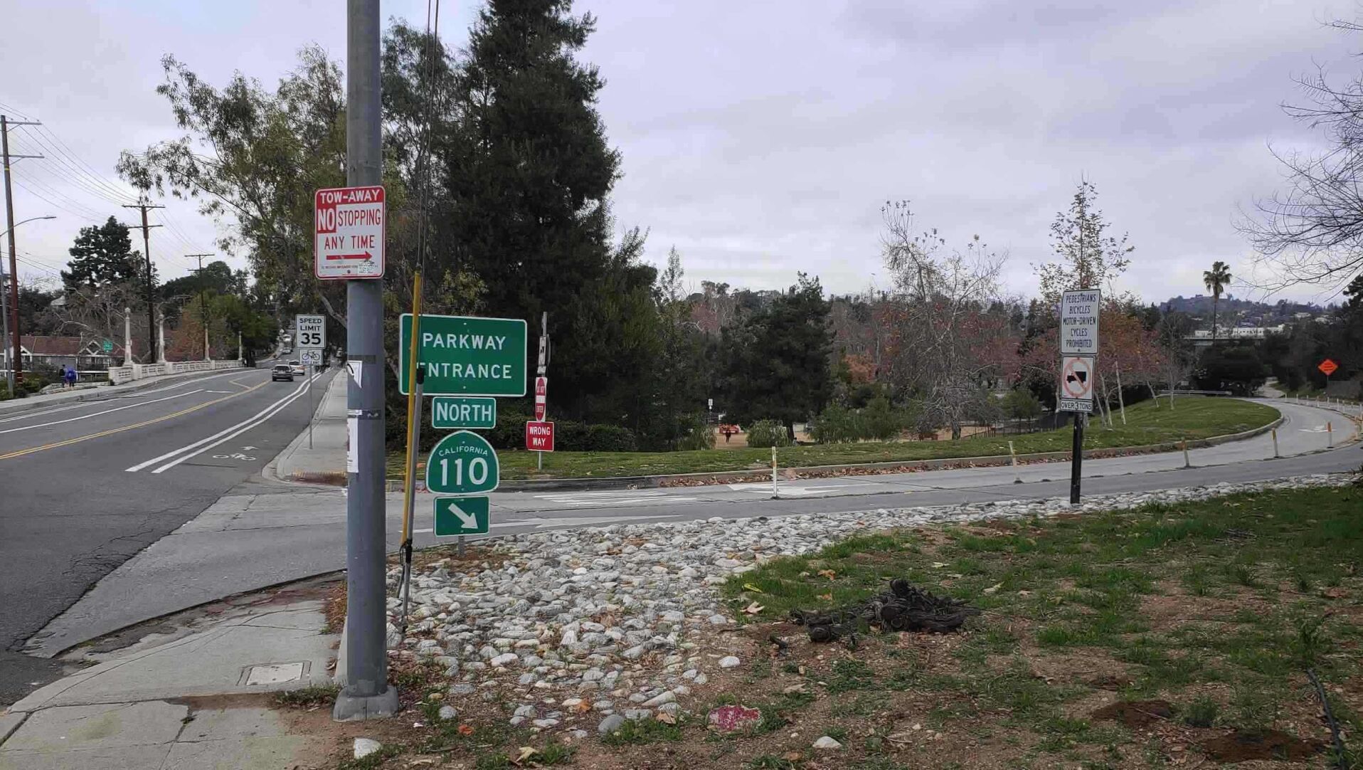 Ave. 60 exit off the 110 northbound